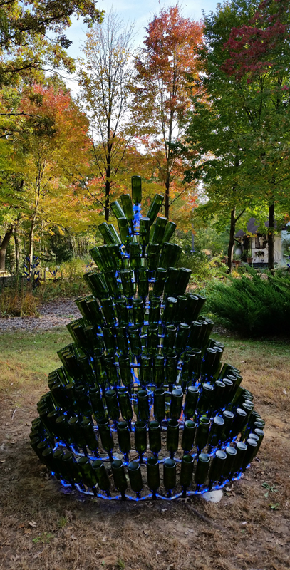 Bottle Arch - Bottle Tree - Wine Bottle Tree - Bottle Trees